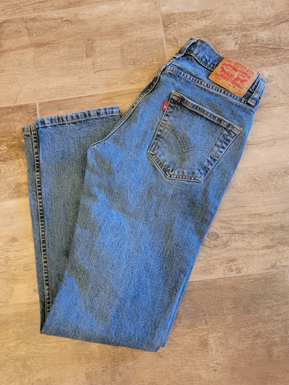 Levi's Men's Relaxed Fit 514 Blue Jeans 28 X 32
